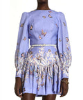 Zimmermann Botanical Belted Mini Size 12 - 12 / Purple - Dresses