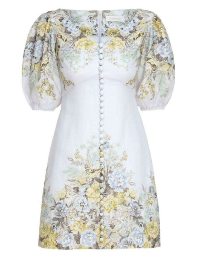 ZimmermannBrightsideOffShoulderFloralMiniDressView