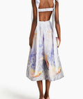 Zimmermann - Zimmermann Candescent Bralette Gown in Lavender Bird