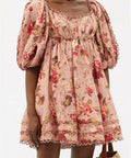Zimmermann Cassia Mini Dress - 10 / Floral - Dresses