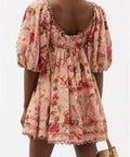 Zimmermann Cassia Mini Dress - 10 / Floral - Dresses