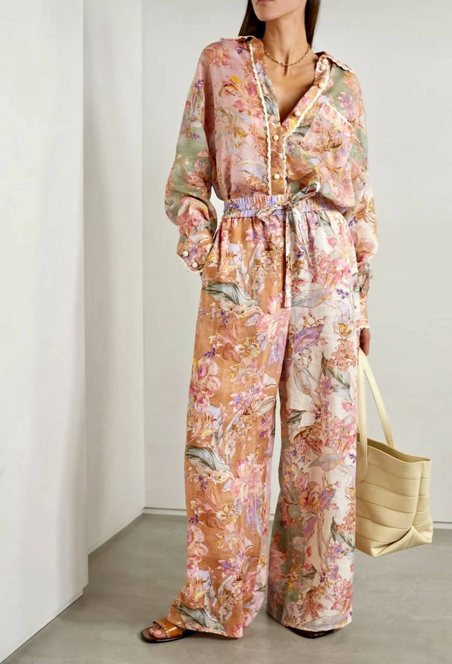 Zimmermann - Zimmermann Cira Top & Pant Set