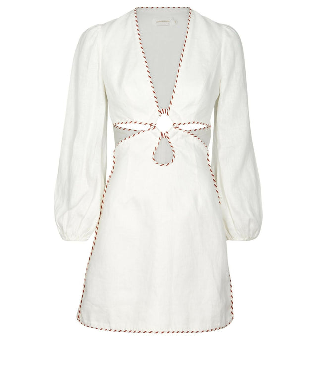 Zimmermann Corsage Braid Mini Dress - Size 3 - Dresses