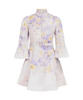 Zimmermann Crush Buttoned Mini Dress - 12 / Floral - Dresses