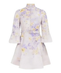 Zimmermann Crush Buttoned Mini Dress - 14 / Multi - Dresses