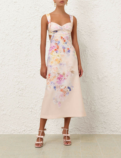 Zimmermann Crush Midi Dress