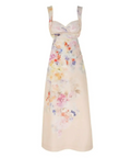 Zimmermann Crush Midi Dress Cream Size 2 - 12 / Multi - Dresses