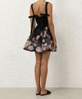 Zimmermann Crush Picnic Mini Dress Black Floral 4/AU16 - 16 / Floral - Dresses