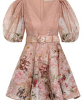Zimmermann - Zimmermann Dancer Puff Sleeve Mini