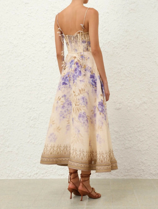 Zimmermann Dawning Picnic Dress in Lilac Floral - 12 / Floral - Dresses
