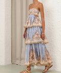 Zimmermann Daylight Tiered Maxi Dress - 10 / Multi - Dresses
