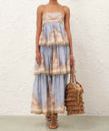 Zimmermann Daylight Tiered Maxi Dress - 12 / Multi - Dresses