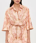 Zimmermann Daylight Tunic Mini - 8 / Pink - Dresses