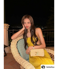 Zimmermann Devi Lurex Midi Dress Yellow Size 1 - 10 / Yellow - Dresses