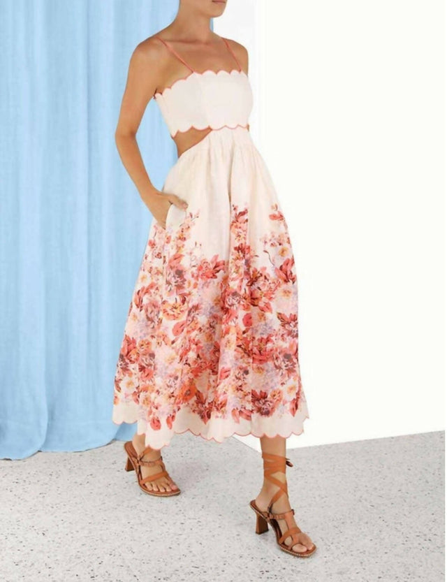 Zimmermann - Zimmermann Devi Scallop Midi Dress