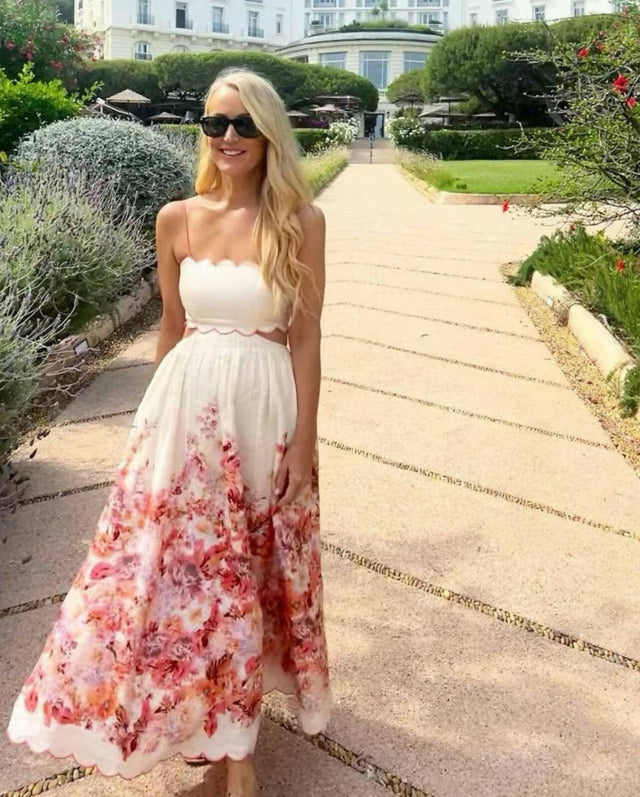 Zimmermann - Zimmermann Devi Scallop Midi Dress