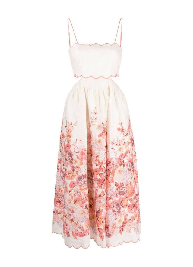 Zimmermann - Zimmermann Devi Scallop Midi Dress