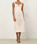 Zimmermann Drape Midi Dress in Mermaid Toile - 12 / Print - Dresses