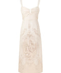 Zimmermann Drape Midi Dress in Mermaid Toile - 12 / Print - Dresses