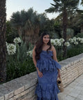 Zimmermann Eden Lace Handkerchief Dress Blue Size 1/AU10 - Blue / 10 - Dresses