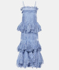 Zimmermann Eden Lace Handkerchief Dress Blue Size 1/AU10 - Blue / 10 - Dresses