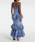 Zimmermann Eden Lace Handkerchief Dress Blue Size 1/AU10 - Blue / 10 - Dresses