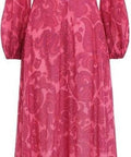 Zimmermann Edie High Neck Dress - 14 / Pink - Dresses
