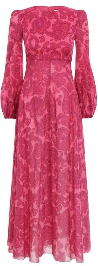 Zimmermann Edie High Neck Dress - 14 / Pink - Dresses