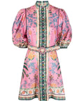 Zimmermann Ginger Buttoned Mini Dress - Size 2 - Dresses