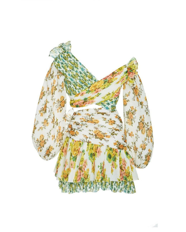 knee length dresses for ladies Zimmermann Golden Surfer Dress