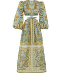 Zimmermann - Zimmermann Halcyon Tie Front Midi Dress
