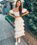 Zimmermann Heathers Frill Set - 6 / White - Outfit Sets