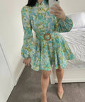 Zimmermann - Zimmermann High Tide Buttoned Mini Dress