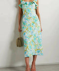 Zimmermann - Zimmermann High Tide Frill Midi Dress