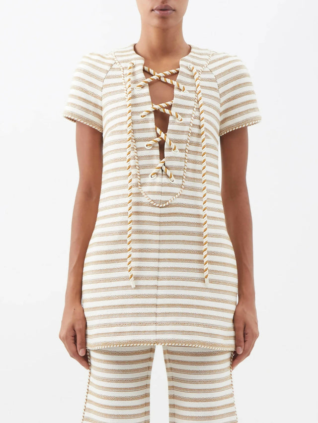 Zimmermann - Zimmermann High Tide Laced Tunic