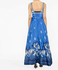 Zimmermann - Zimmermann High Tide Linen & Silk Strapless Maxi Dress