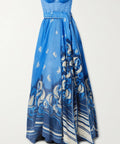 Zimmermann - Zimmermann High Tide Linen & Silk Strapless Maxi Dress