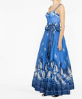 Zimmermann - Zimmermann High Tide Linen & Silk Strapless Maxi Dress