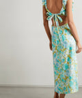 Zimmermann - Zimmermann High Tide Open-back Ruffled Floral-print Linen Midi Dress