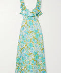 Zimmermann - Zimmermann High Tide Open-back Ruffled Floral-print Linen Midi Dress