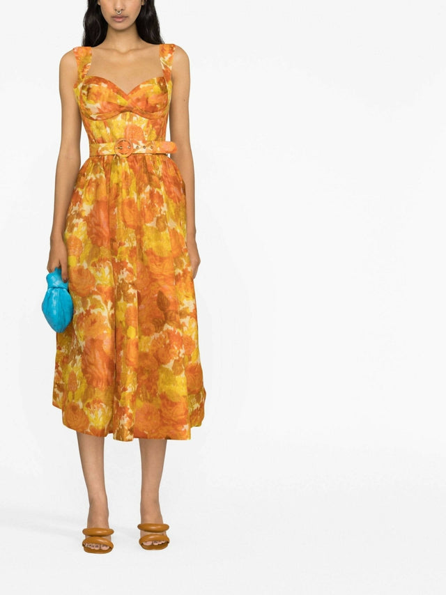 Zimmermann - Zimmermann High Tide Picnic Midi Dress