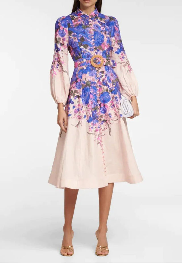 Zimmermann - Zimmermann High Tide Purple Ikat Floral
