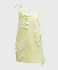 Zimmermann - Zimmermann High Tide Shift Flower Mini Dress Yellow Size 0 / Au 8
