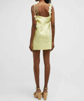 Zimmermann - Zimmermann High Tide Shift Flower Mini Dress Yellow Size 0 / Au 8