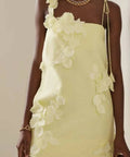 Zimmermann - Zimmermann High Tide Shift Flower Mini Dress Yellow Size 0 / Au 8