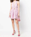 Zimmermann - Zimmermann High Tide Tuxedo Mini Dress