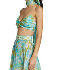 Zimmermann - Zimmermann High Tide Twist Crop Bodice & Maxi Skirt