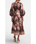 Zimmermann Illuminate Buttoned Midi Dress - 12 / Multi - Dresses