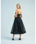 Zimmermann Illustration V Neck Midi Dress in Black - Dresses