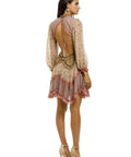 ZIMMERMANN Juniper Cut Out Floating Dress Spliced - 14 / Multi - Dresses
